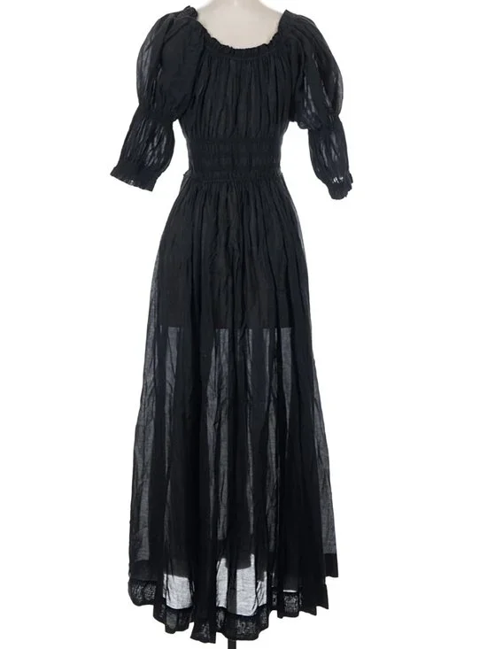 Doen Ischia Dress in Black Small - Picture 3 of 5